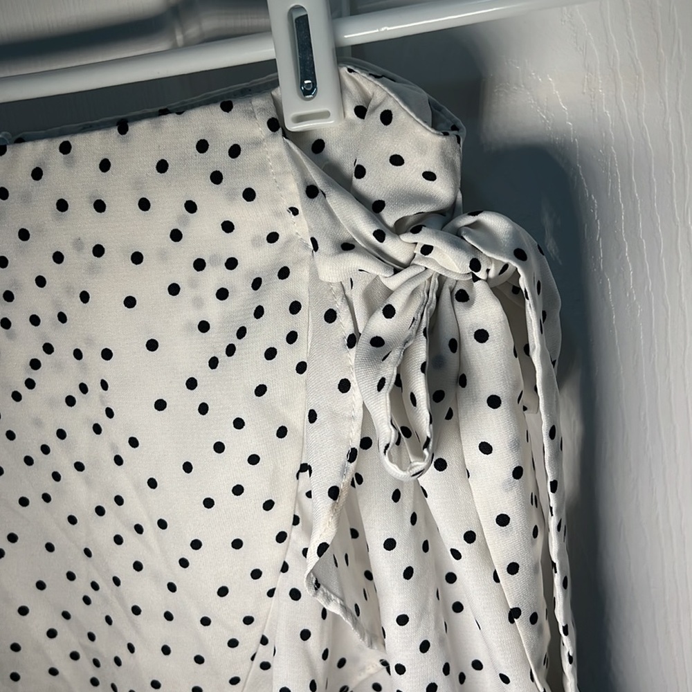 Princess Polly Black and White Polka Dot Skirt - Picture 3 of 10